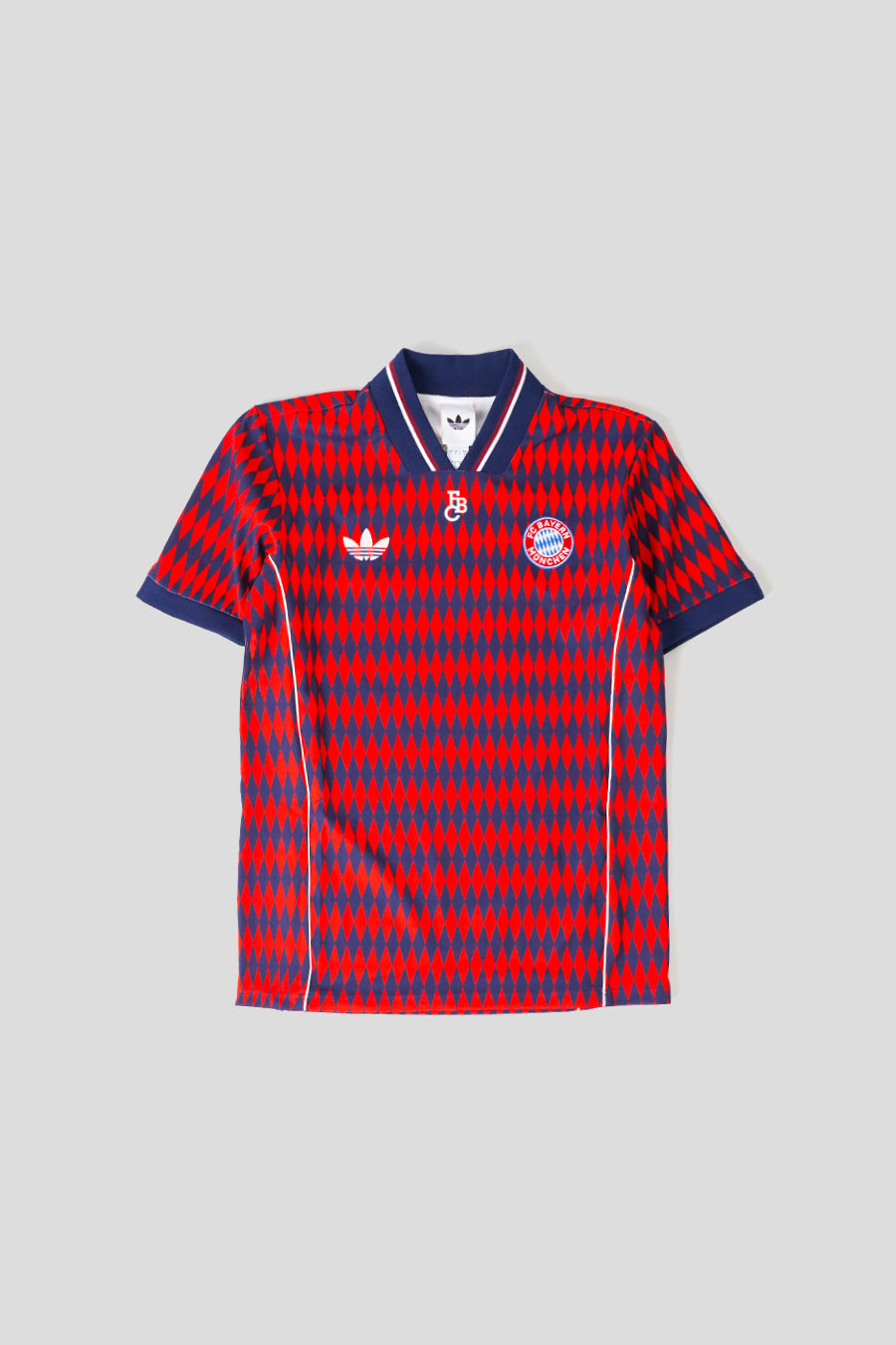 ADIDAS - MAILLOT DE FOOTBALL BAYERN DE MUNICH ROUGE ET BLEU - LE LABO STORE