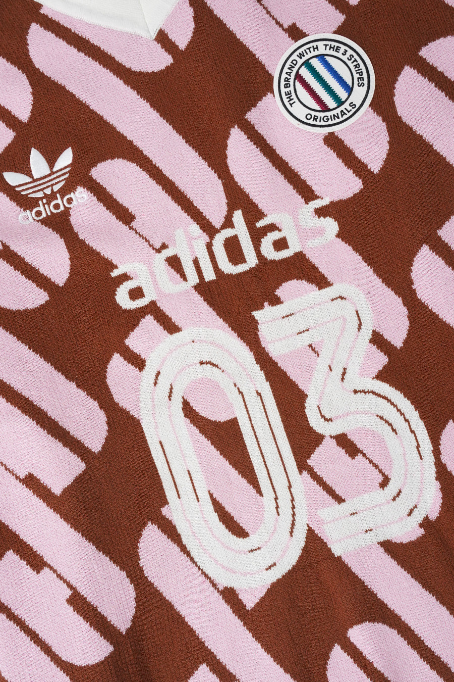ADIDAS - BROWN AND PINK ADICOLOR BLOKECORE POLO    - LE LABO STORE