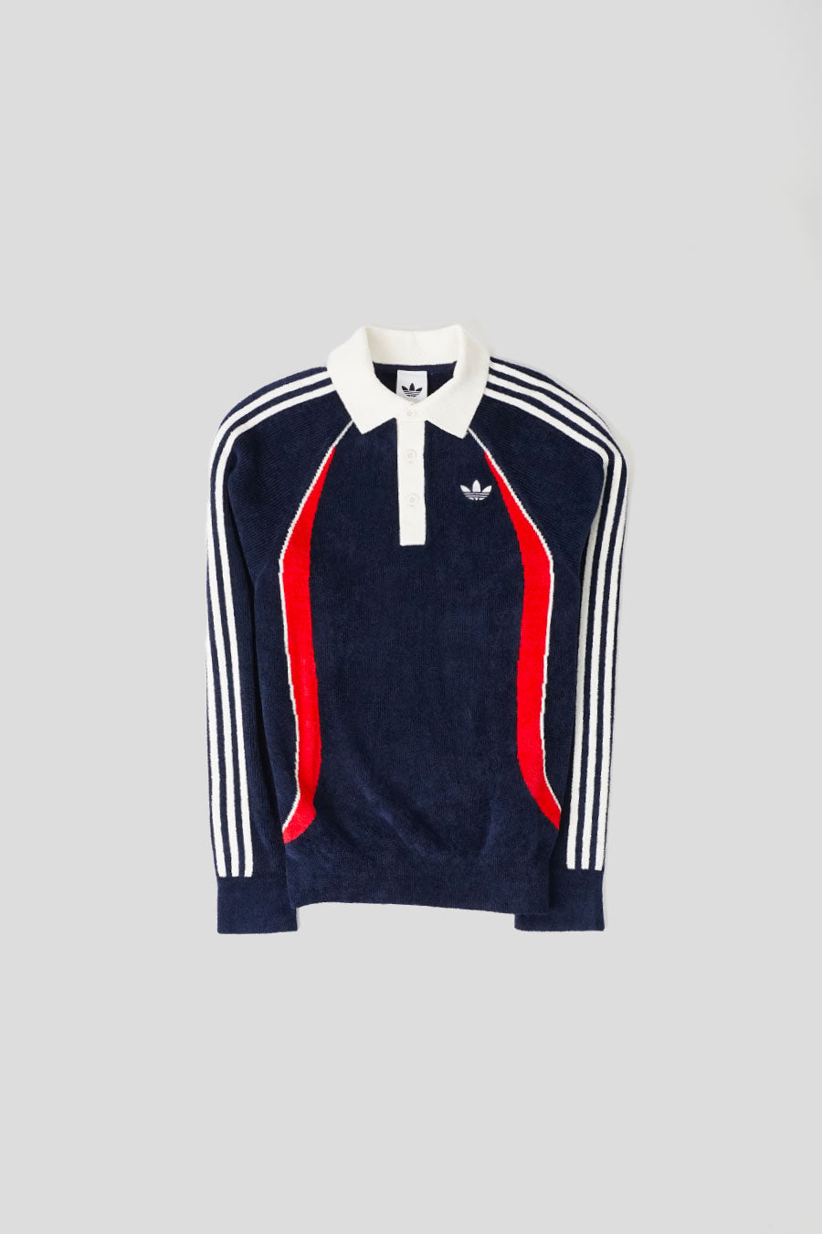 ADIDAS - POLO RETRO REMIX TEAMGEIST BLEU, ROUGE ET BLANC - LE LABO STORE