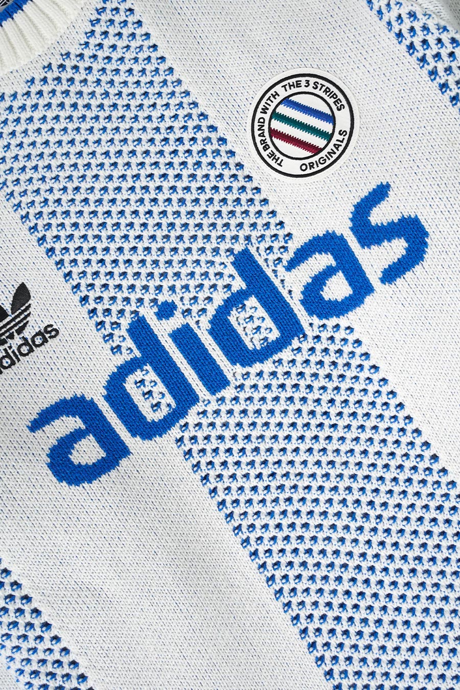 ADIDAS - PULL LÉGER ADICOLOR BLOKECORE BLANC - LE LABO STORE
