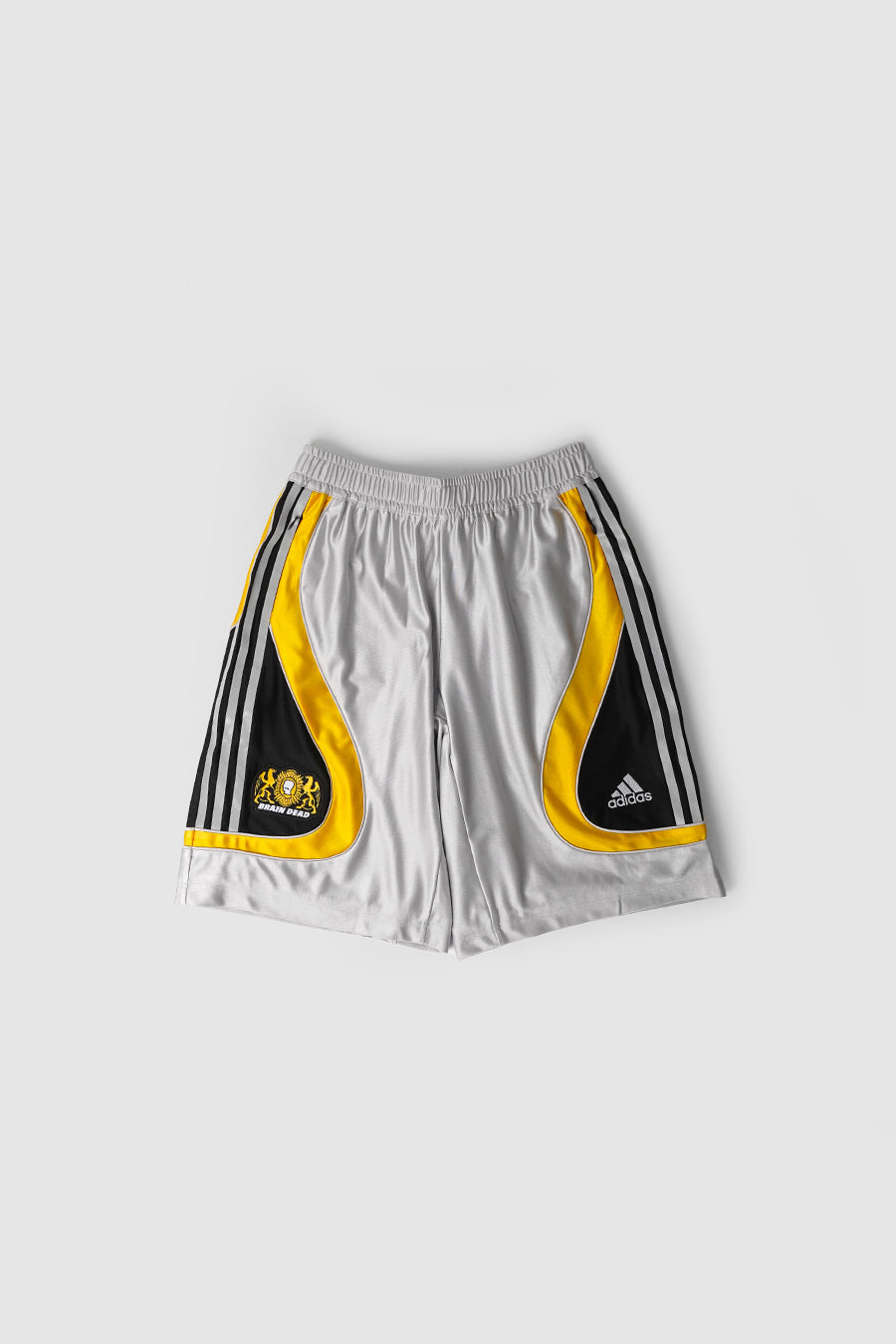 ADIDAS - SHORT BD FB X BRAIN DEAD GRIS, NOIR ET JAUNE - LE LABO STORE