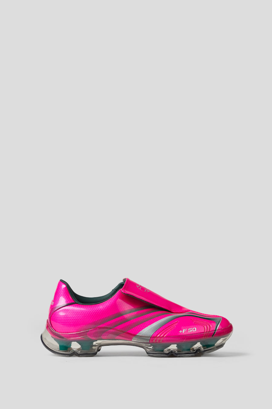 ADIDAS - SHOCK PINK, BOLD GREEN AND SILVER METALLIC ADIDAS F50 ADIFRAME W SNEAKERS - LE LABO STORE