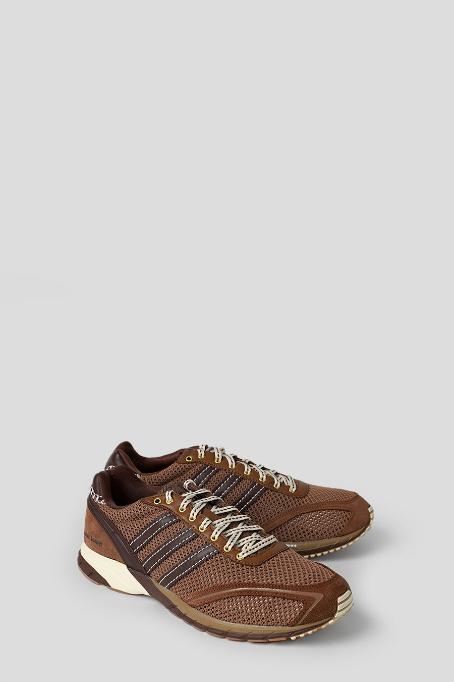 ADIDAS - AUBURN CREAM WHITE AND WONDER QUARTZ ADIZERO ADIOS MESH SNEAKERS - LE LABO STORE