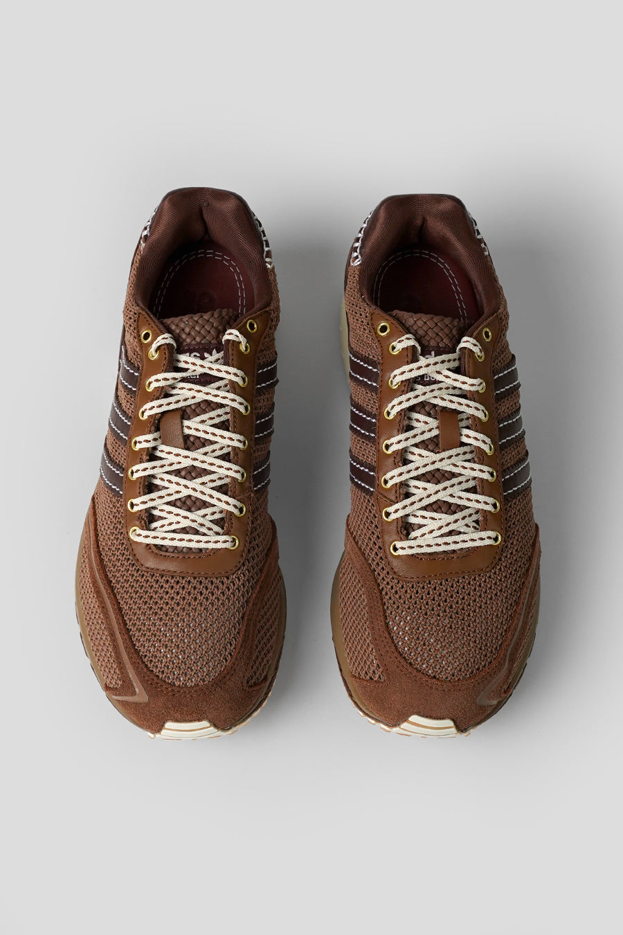 ADIDAS - AUBURN CREAM WHITE AND WONDER QUARTZ ADIZERO ADIOS MESH SNEAKERS - LE LABO STORE