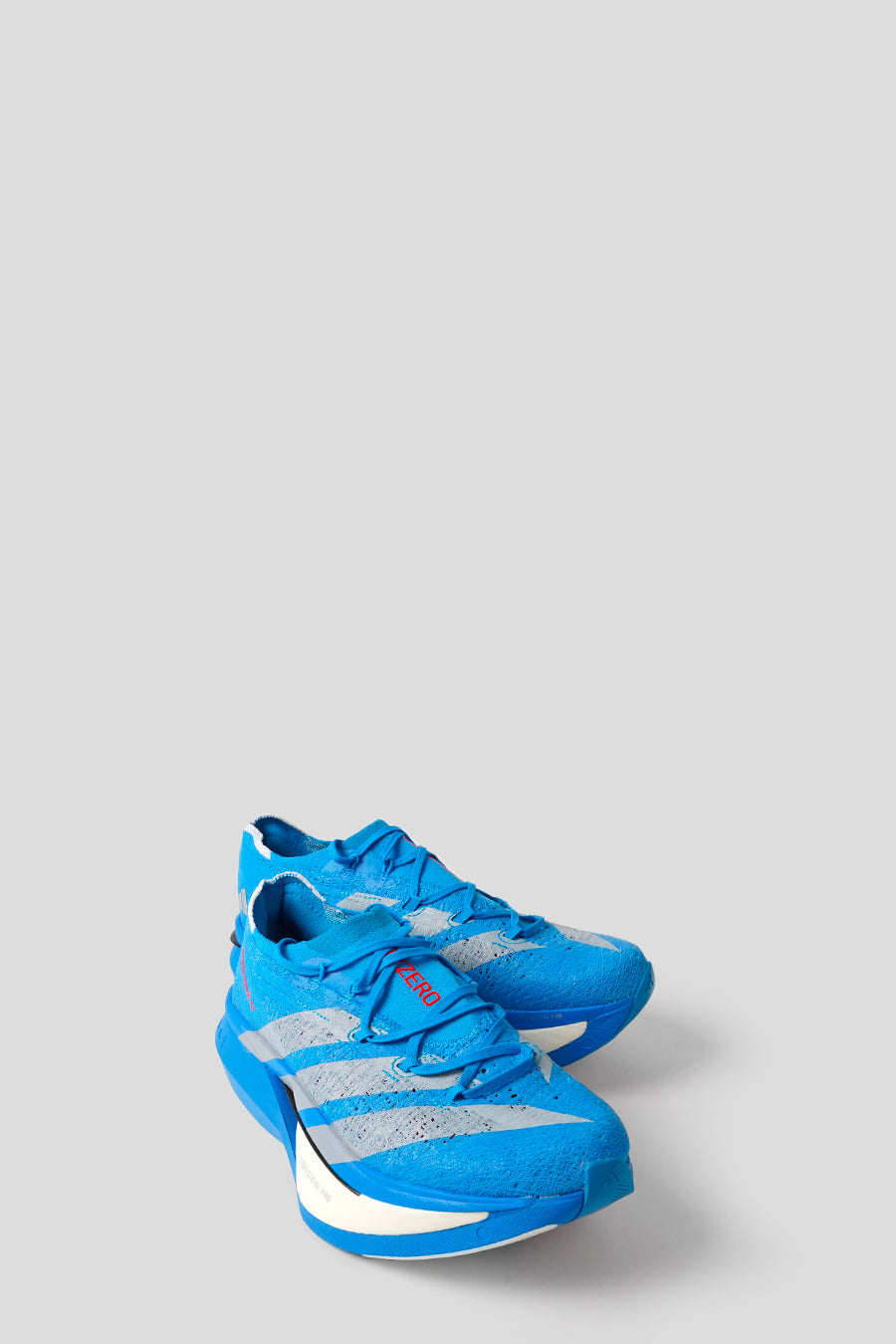 ADIDAS - SOLAR BLUE, SILVER METALLIC AND LUCID RED ADIZERO PRIME X3 STRUNG SNEAKERS - LE LABO STORE