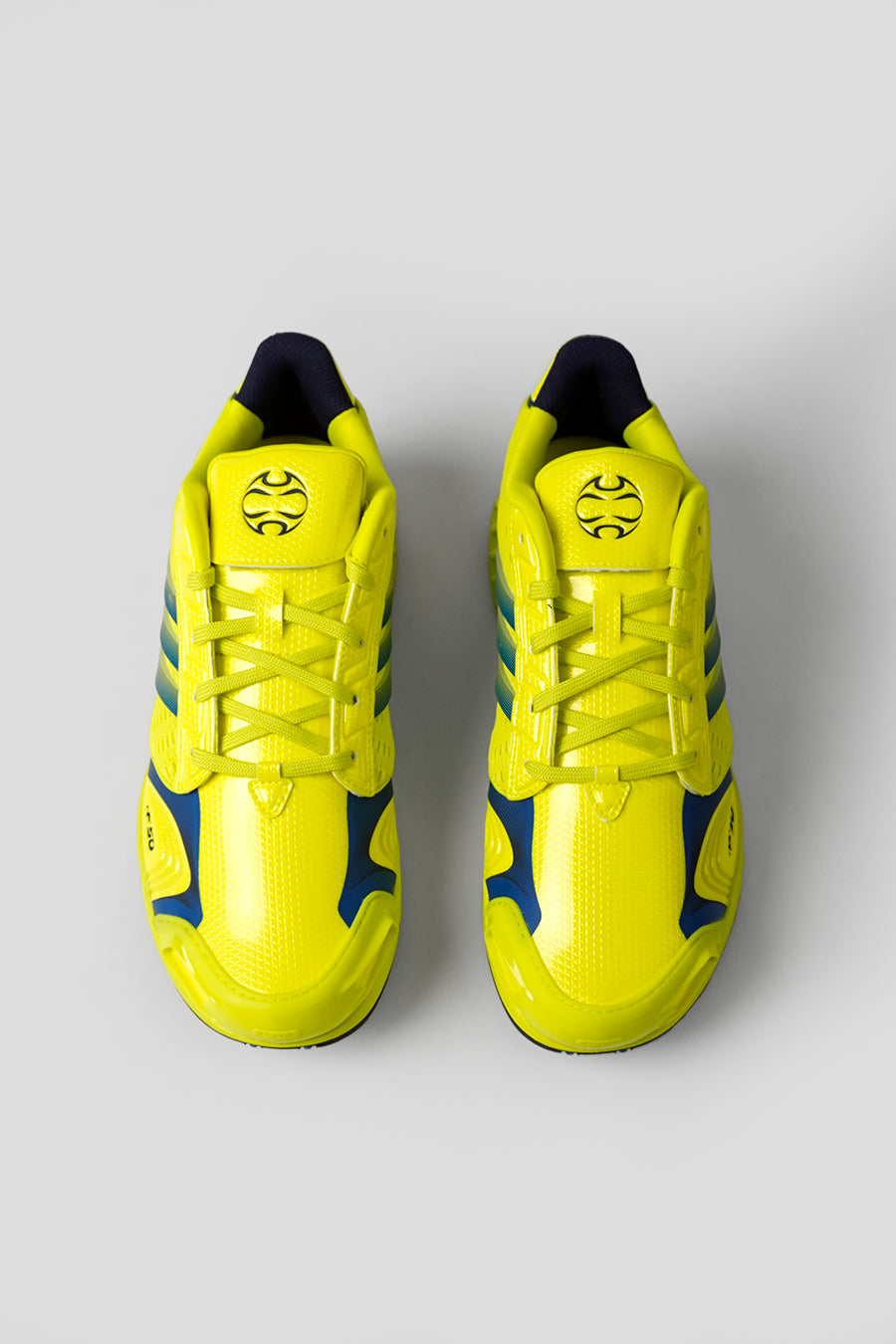 ADIDAS - ACID YELLOW, NIGHT INDIGO AND DARK MARINE CLIMACOOL F50 SNEAKERS - LE LABO STORE