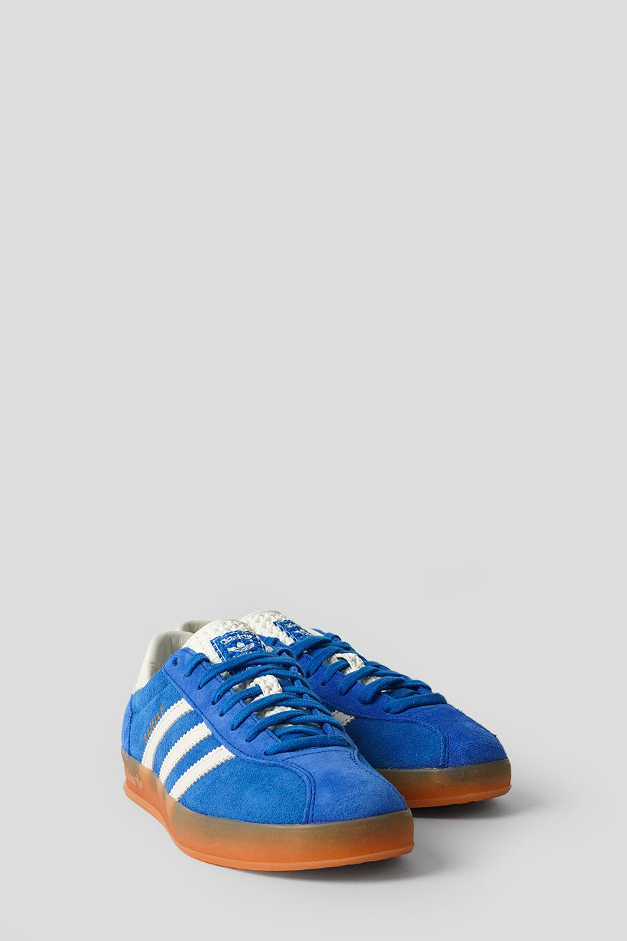 ADIDAS - BLUE, CORE WHITE AND POWER BLUE GAZELLE INDOOR PRO SNEAKERS LE LABO STORE ADIDAS - BLUE, CORE WHITE AND POWER BLUE GAZELLE INDOOR PRO SNEAKERS LE LABO STORE