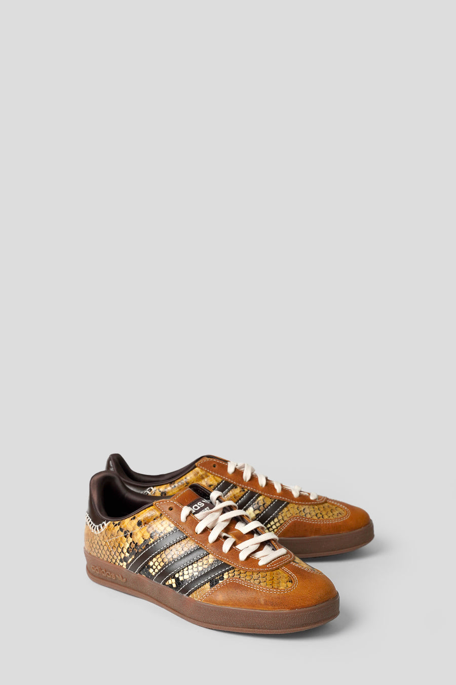 ADIDAS - SUPPLIER COLOR, DARK BROWN ET WONDER WHITE X WALES BONNER GAZELLE SNAKE SNEAKERS - LE LABO STORE