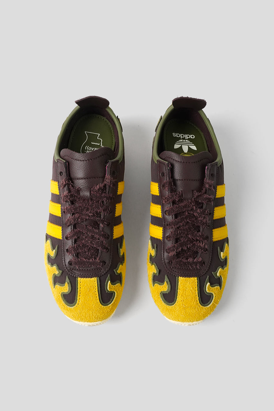 ADIDAS - SNEAKERS JAPAN LO X BRAIN DEAD SHALE BROWN, HAZY YELLOW ET OFF WHITE - LE LABO STORE