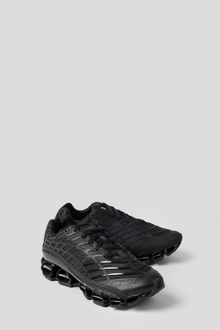 ADIDAS - CORE BLACK AND IRON METALLIC MEGARIDE F50 SNEAKERS - LE LABO STORE