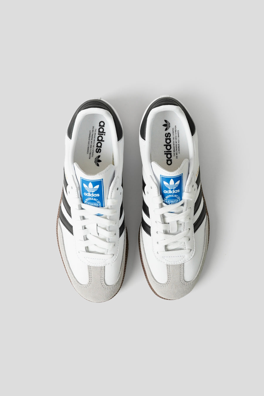 ADIDAS - CLOUD WHITE, CORE BLACK AND CLEAR GRANITE SAMBA OG SNEAKERS LE LABO STORE ADIDAS - CLOUD WHITE, CORE BLACK AND CLEAR GRANITE SAMBA OG SNEAKERS LE LABO STORE