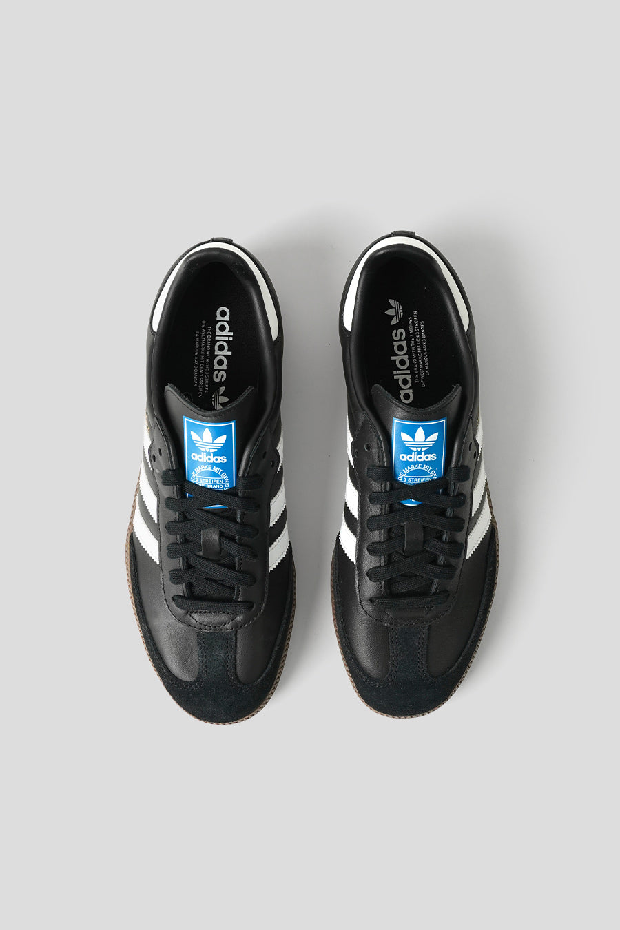 ADIDAS - CORE BLACK, CLOUD WHITE AND GUM SAMBA OG SNEAKERS LE LABO STORE ADIDAS - CORE BLACK, CLOUD WHITE AND GUM SAMBA OG SNEAKERS LE LABO STORE