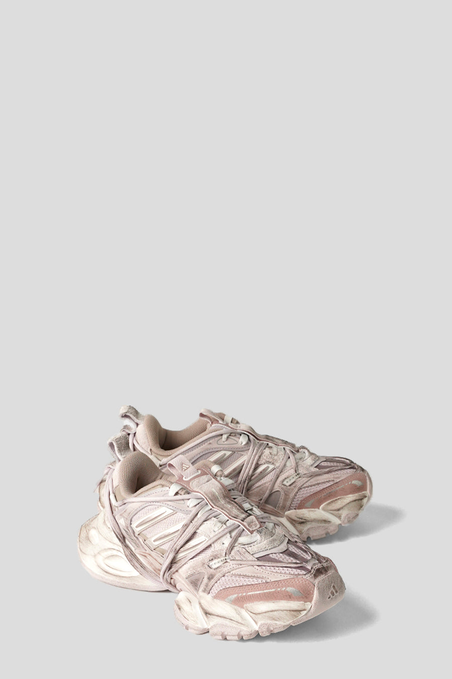 ADIDAS - GREY, CRYSTAL WHITE ET SILVER METALLIC XLG RUNNER DELUXE 2.0 SNEAKERS - LE LABO STORE