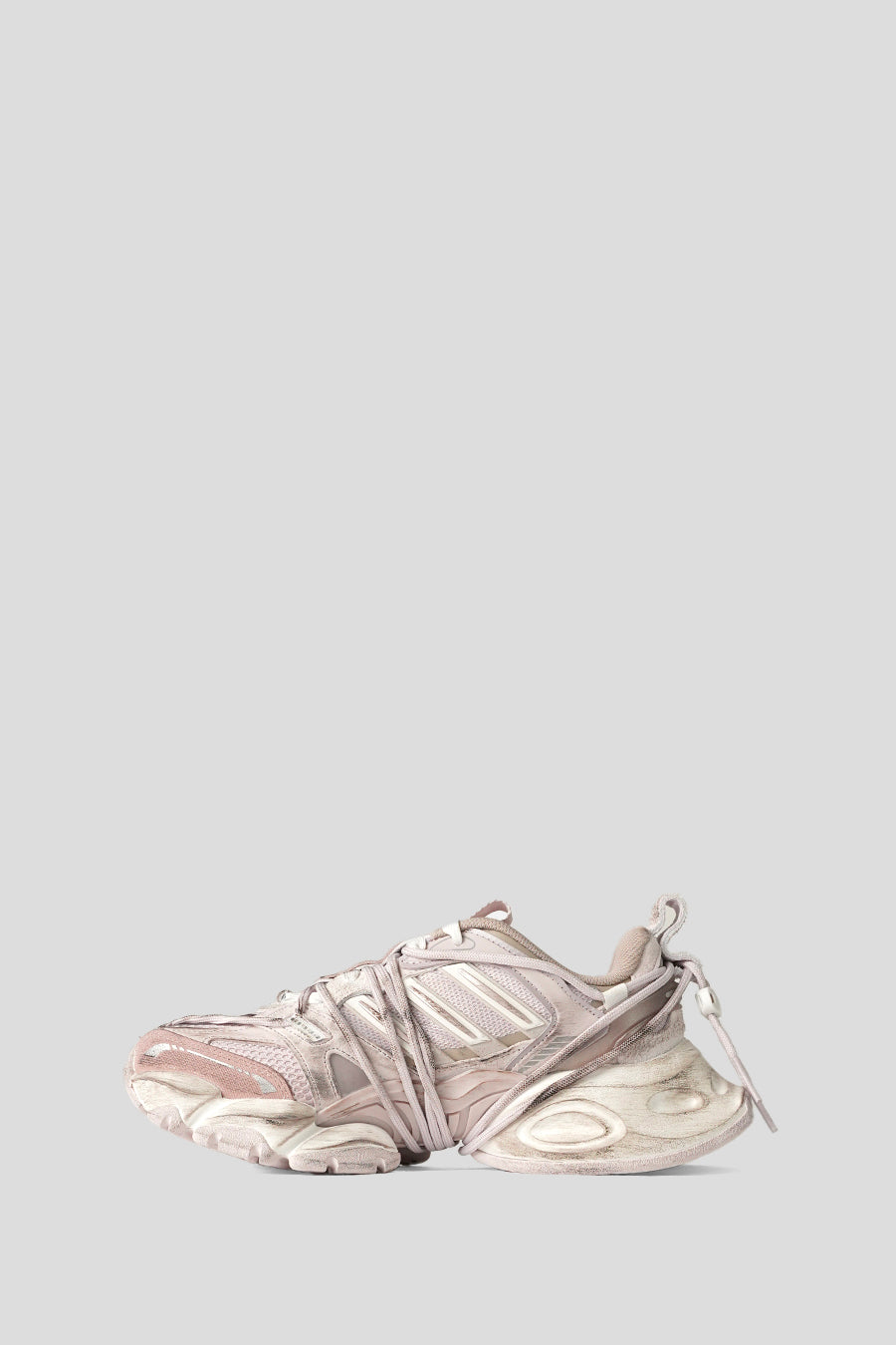 ADIDAS - GREY, CRYSTAL WHITE ET SILVER METALLIC XLG RUNNER DELUXE 2.0 SNEAKERS - LE LABO STORE