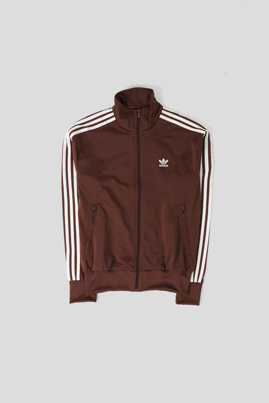 ADIDAS - VESTE DE SURVÊTEMENT FIREBIRD MARRON ET BLANCHE - LE LABO STORE