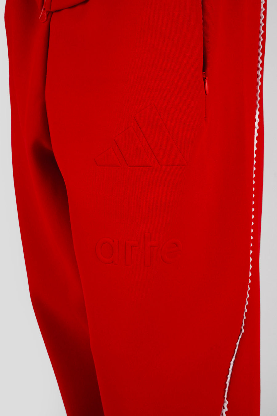 ADIDAS - RED AND WHITE ZNE X ARTE TRACKPANT - LE LABO STORE