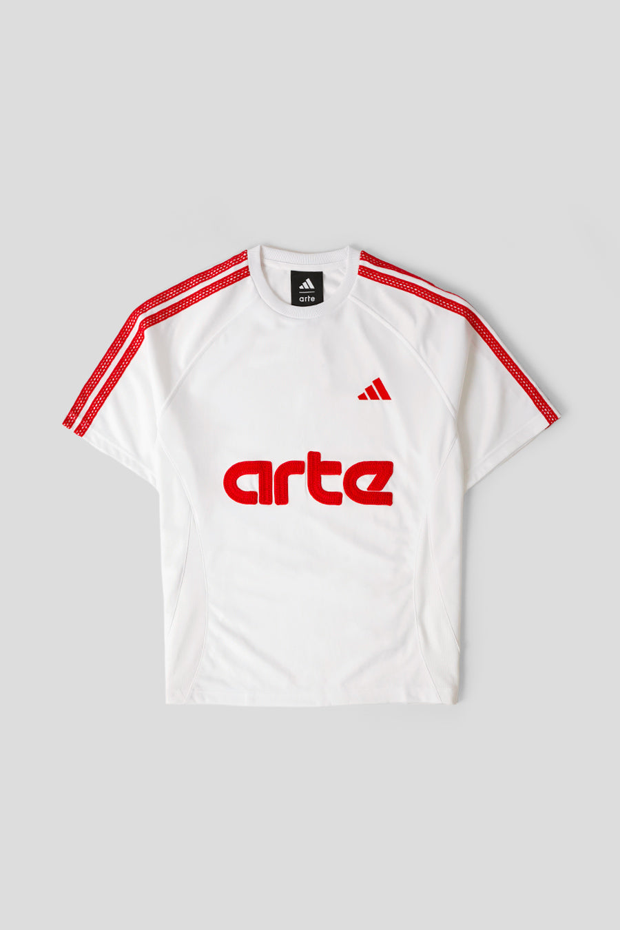 ADIDAS - T-SHIRT JERSEY X ARTE BLANC ET ROUGE - LE LABO STORE