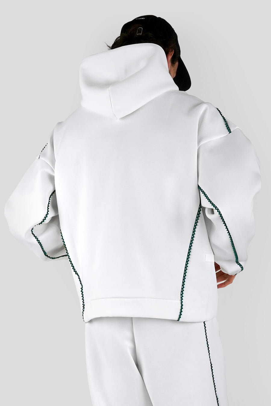 ADIDAS - VESTE ZIPPÉE ZNE FZ X ARTE BLANCHE ET VERTE - LE LABO STORE