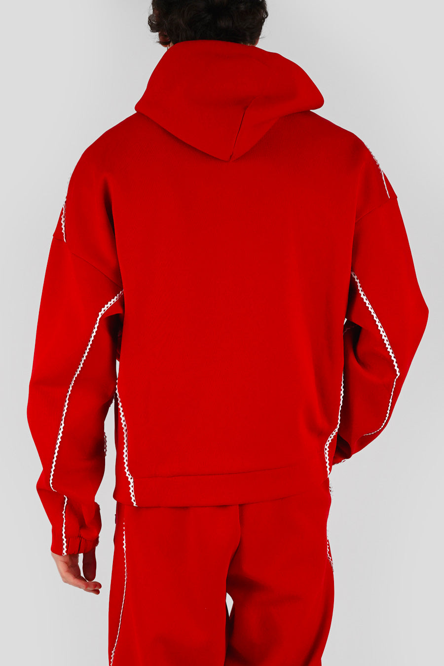 ADIDAS - VESTE ZIPPÉE ZNE FZ X ARTE ROUGE ET BLANCHE - LE LABO STORE