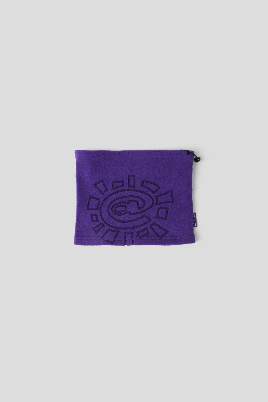 ALWAYS DO WHAT YOU SHOULD DO - PURPLE POLARFLEECE SNOOD NECK WARMER - LE LABO STORE