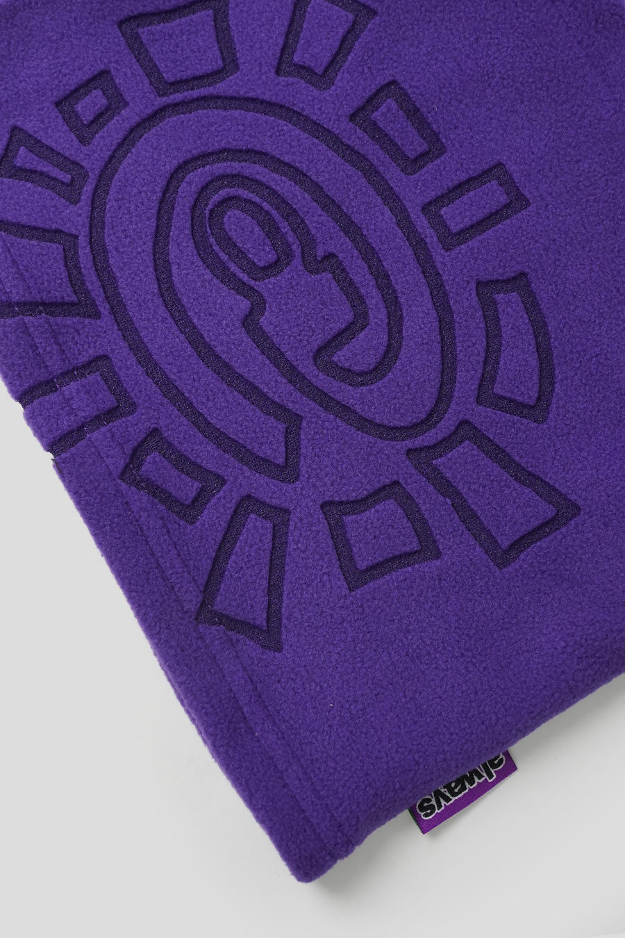 ALWAYS DO WHAT YOU SHOULD DO - PURPLE POLARFLEECE SNOOD NECK WARMER - LE LABO STORE