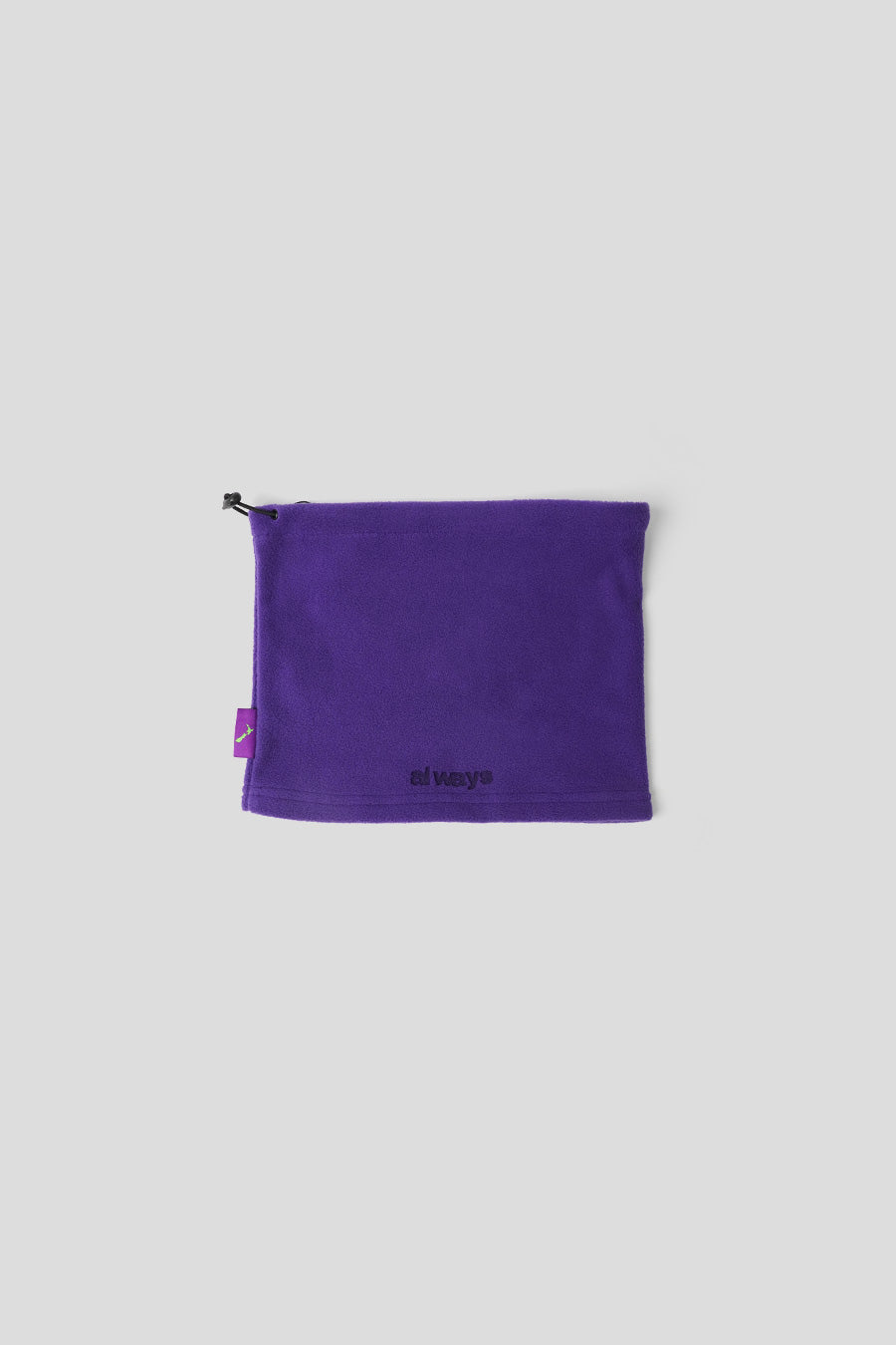 ALWAYS DO WHAT YOU SHOULD DO - PURPLE POLARFLEECE SNOOD NECK WARMER - LE LABO STORE