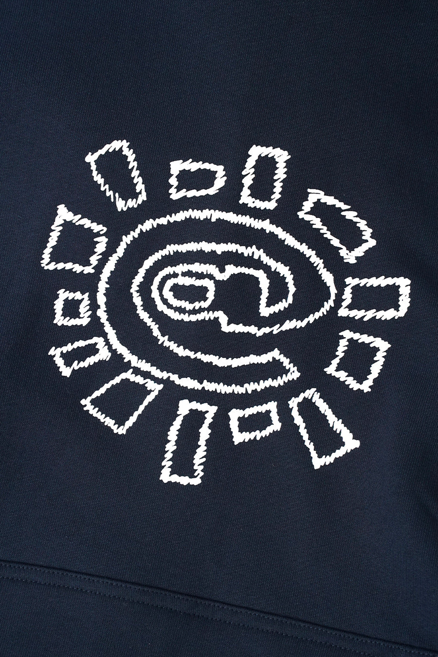 ALWAYS DO WHAT YOU SHOULD DO - HOODIE SCRIBBLE @SUN BLEU MARINE - LE LABO STORE