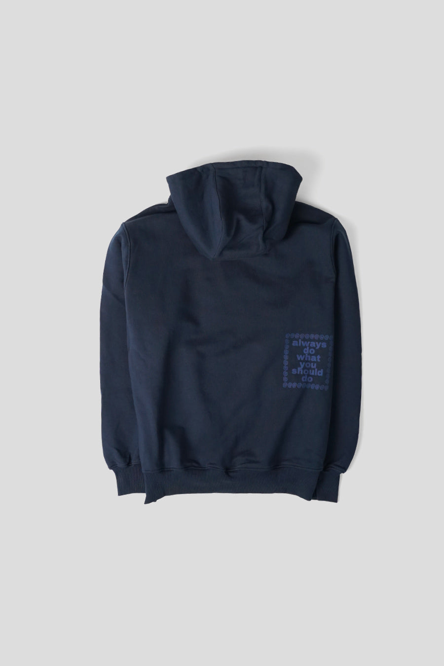 ALWAYS DO WHAT YOU SHOULD DO - NAVY SCRIBBLE @SUN HOODIE - LE LABO STORE