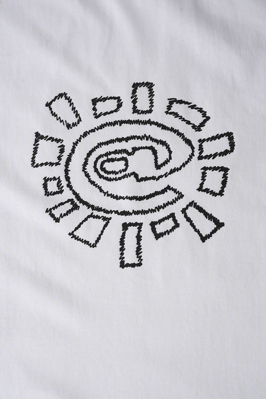 ALWAYS DO WHAT YOU SHOULD DO - WHITE SKETCHY @SUN T-SHIRT - LE LABO STORE