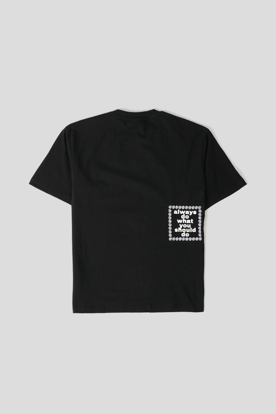 ALWAYS DO WHAT YOU SHOULD DO - BLACK SKETCHY @SUN T-SHIRT - LE LABO STORE