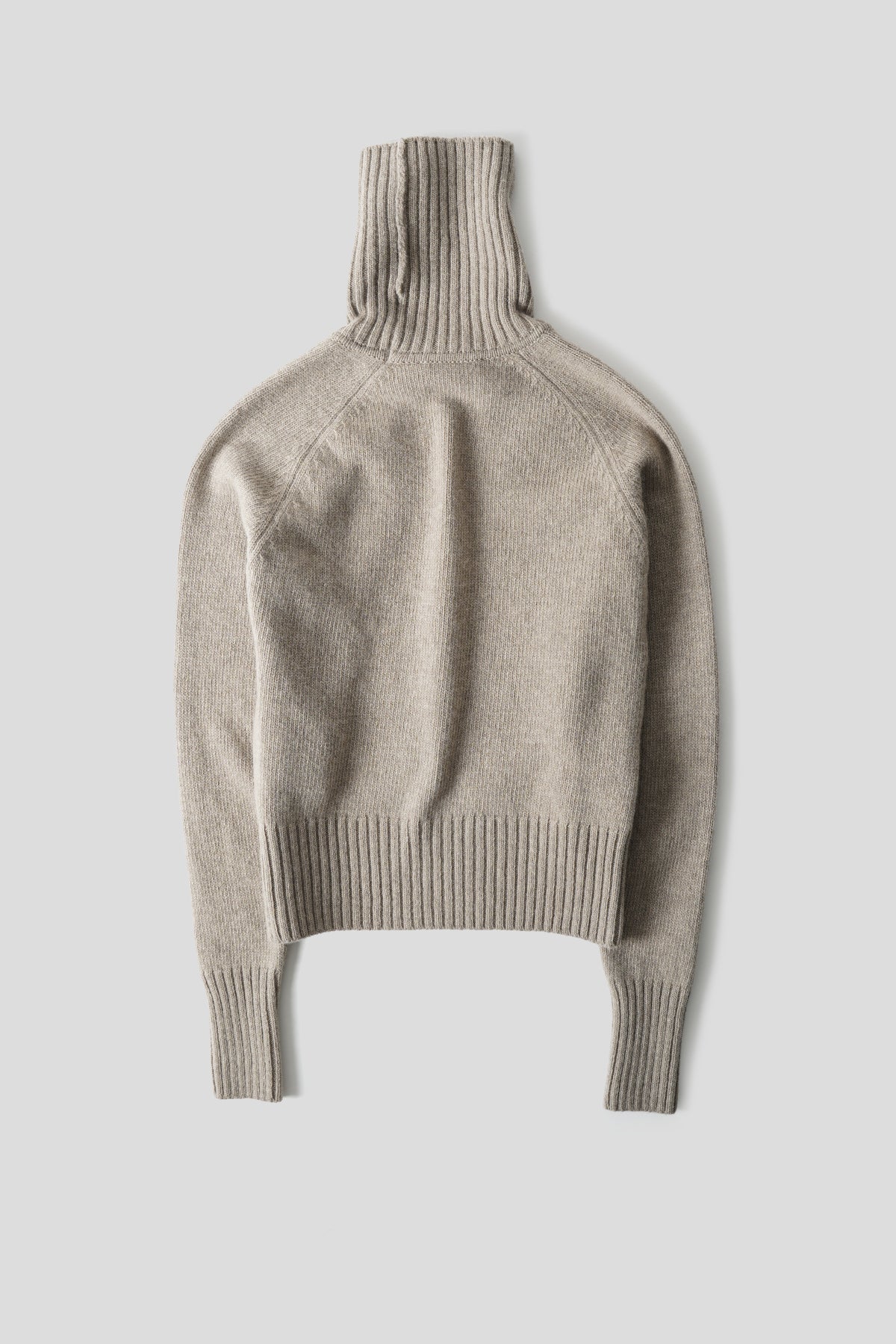 AMI PARIS - PULL COL ROULÉ BEIGE - LE LABO STORE