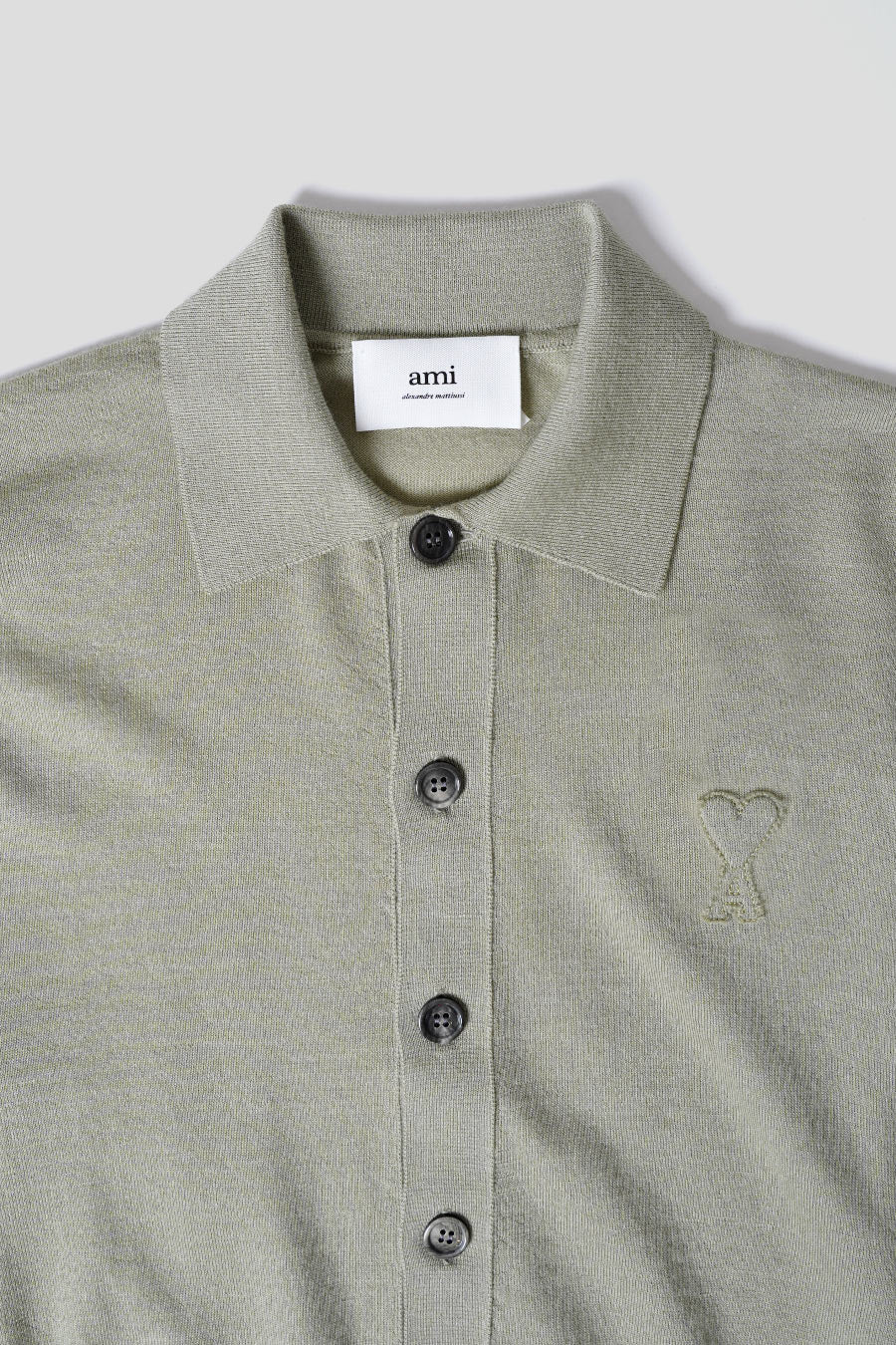 AMI PARIS - CARDIGAN AMI DE COEUR SAUGE - LE LABO STORE