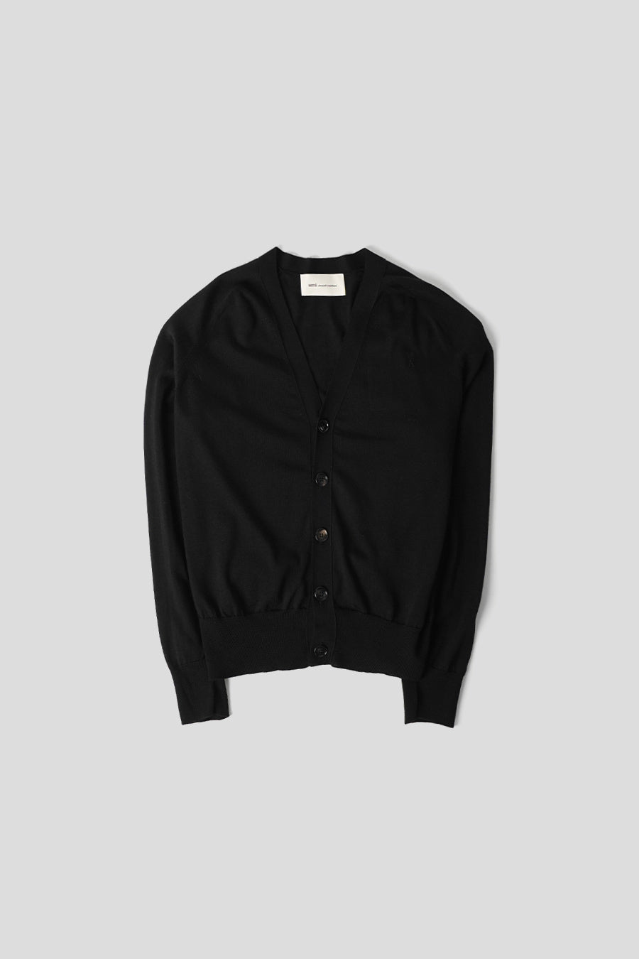 AMI PARIS - CARDIGAN CONTRASTED AMI DE COEUR NOIR - LE LABO STORE