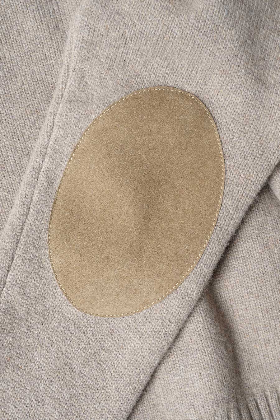 AMI PARIS - TAUPE WOOL CASHMERE CARDIGAN - LE LABO STORE