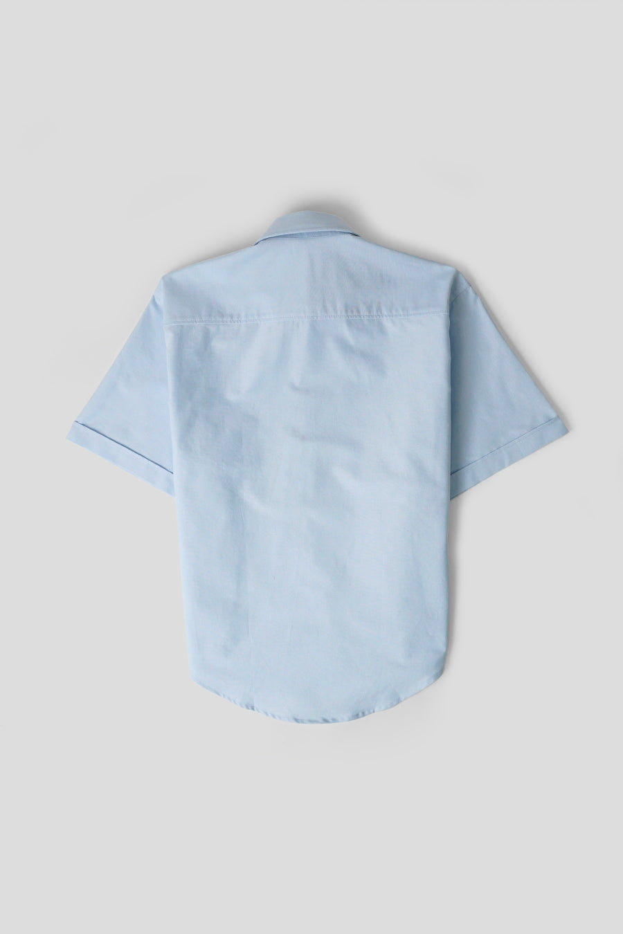 AMI PARIS - CHEMISE MANCHES COURTES BOXY AMI DE COEUR BLEU CIEL - LE LABO STORE