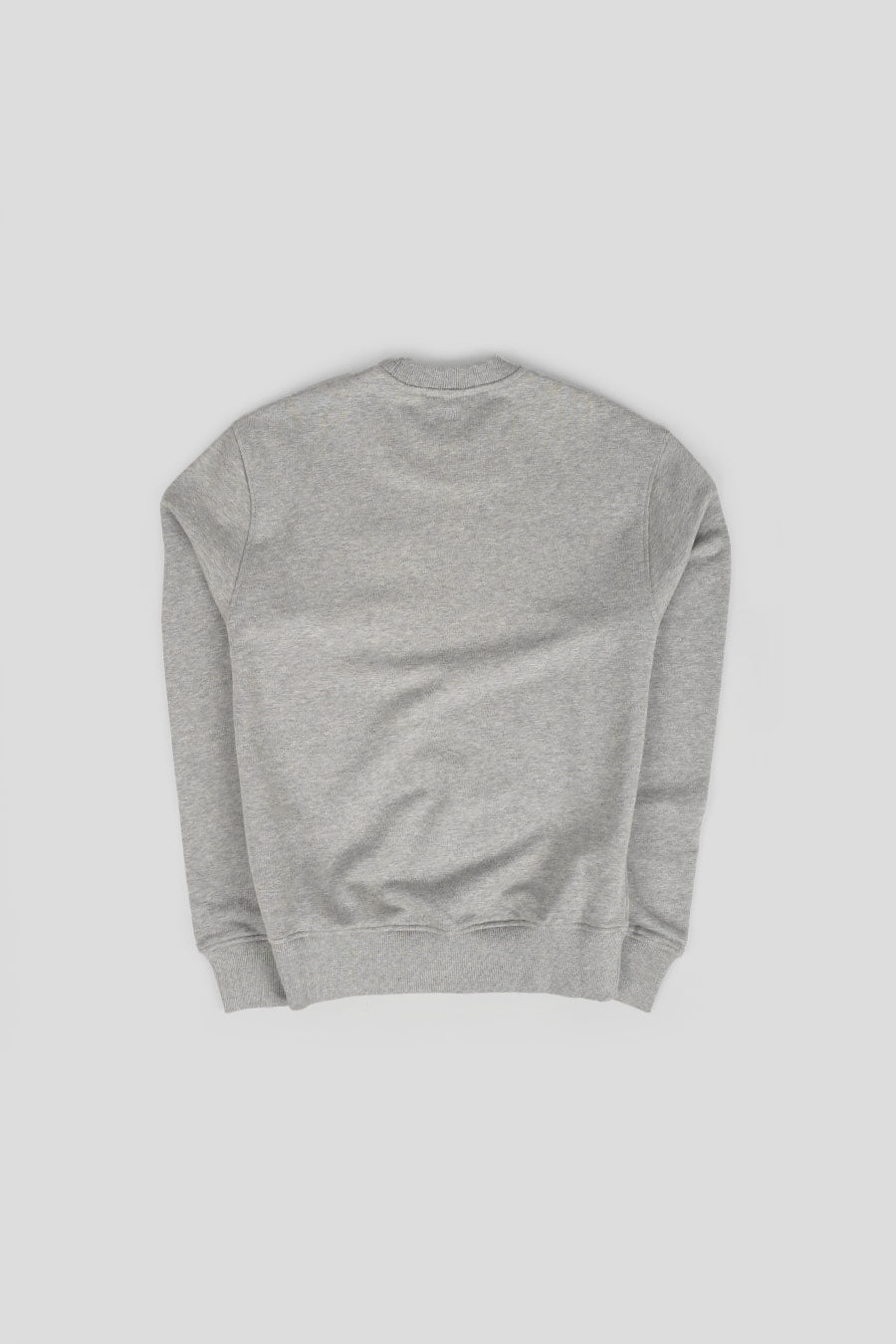 AMI PARIS - CREWNECK CLASSIC FIT AMI DE COEUR PATCH GRIS CENDRE - LE LABO STORE
