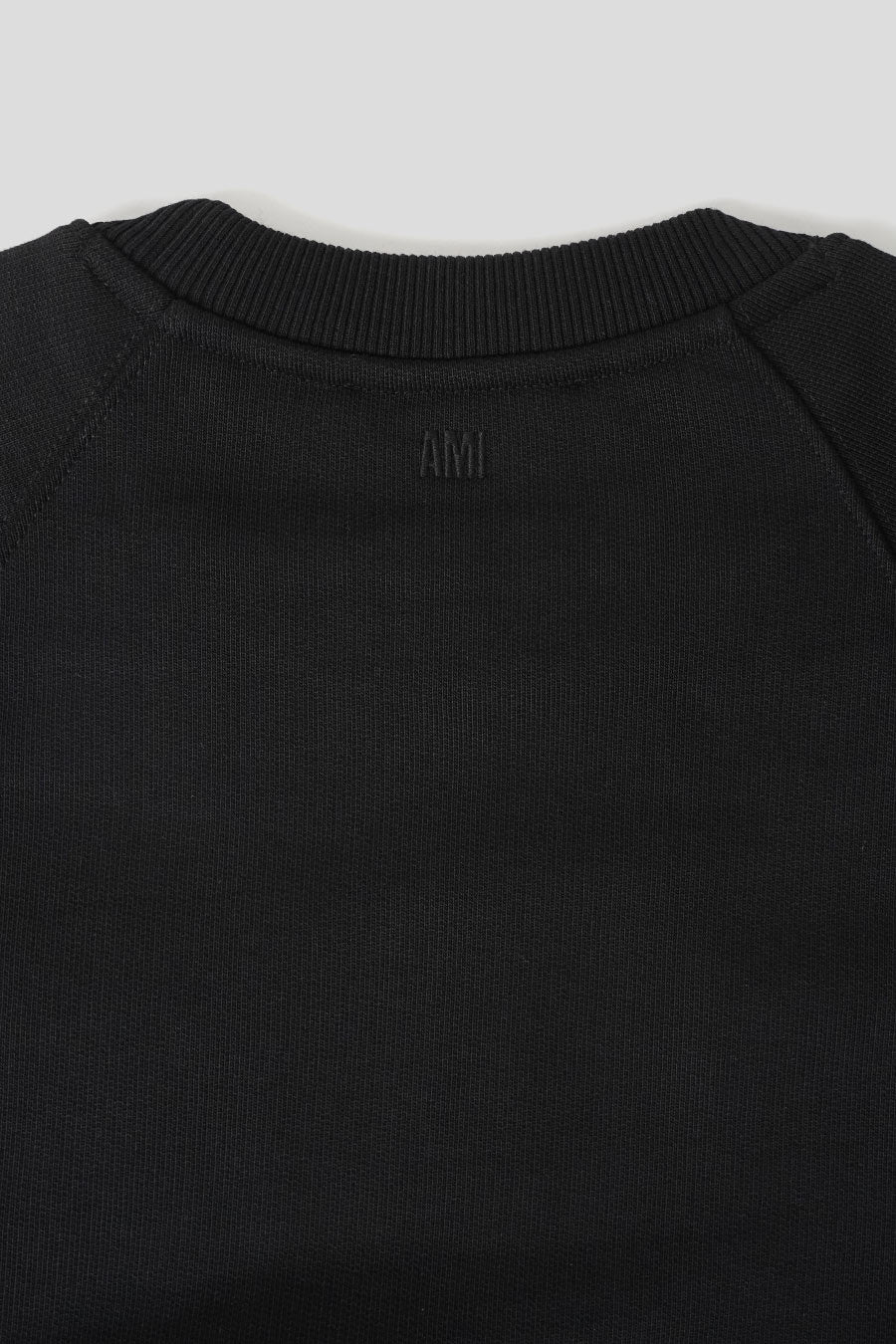 AMI PARIS - BLACK PATCH AMI DE COEUR CREWNECK - LE LABO STORE