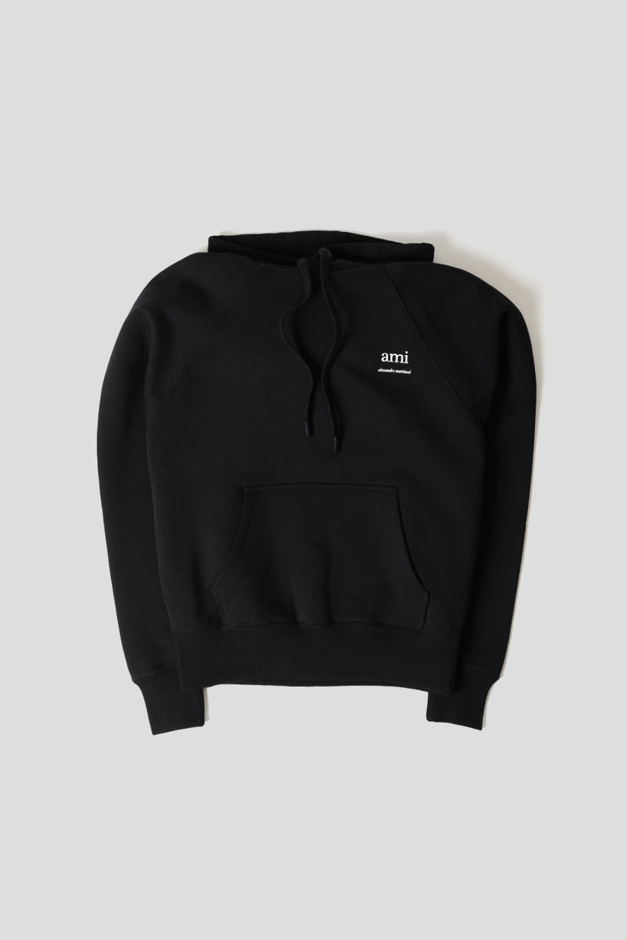 AMI PARIS - BLACK ALEXANDRE MATTIUSSI HOODIE - LE LABO STORE