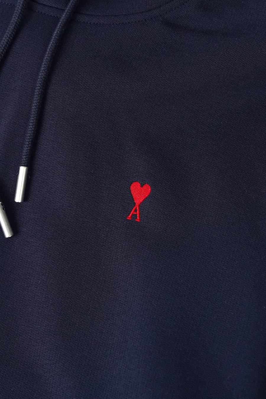 AMI PARIS - HOODIE AMI DE COEUR BLEU NUIT - LE LABO STORE