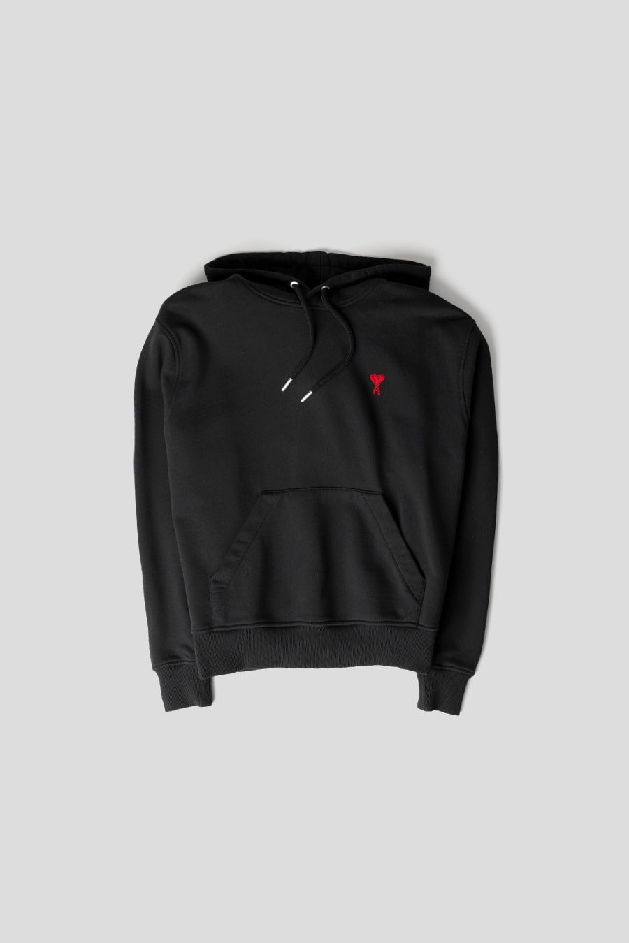 AMI PARIS - BLACK AMI DE COEUR HOODIE - LE LABO STORE