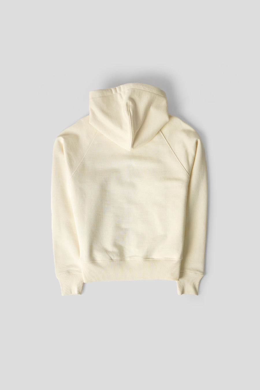 AMI PARIS - HOODIE ZIP SMALL EMBOSSED AMI DE COEUR BLANC CREME - LE LABO STORE