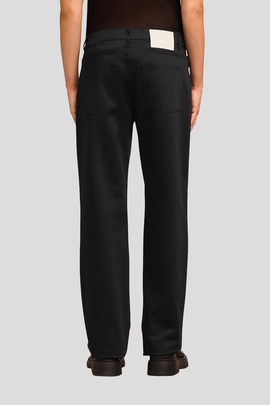 AMI PARIS - BLACK STRAIGHT FIT TROUSERS – LE LABO STORE