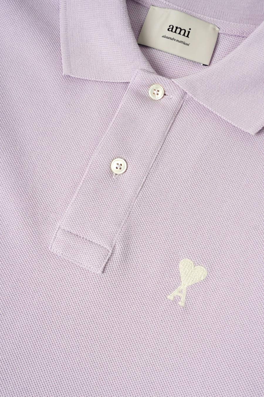 AMI PARIS - LILAS AMI DE COEUR POLO - LE LABO STORE