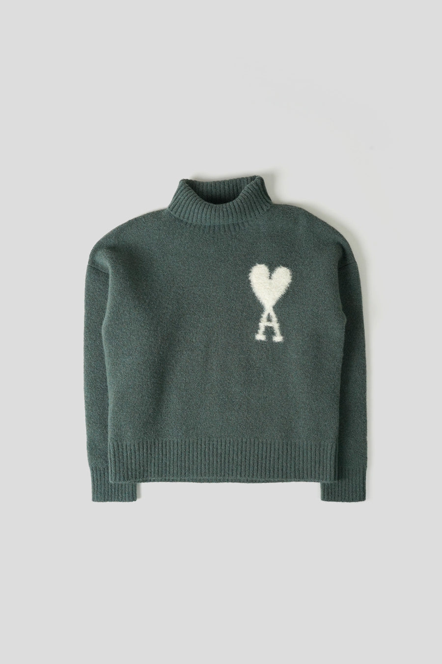 AMI PARIS - HIGH NECK PULLOVER AMI DE COEUR CLAY - LE LABO STORE