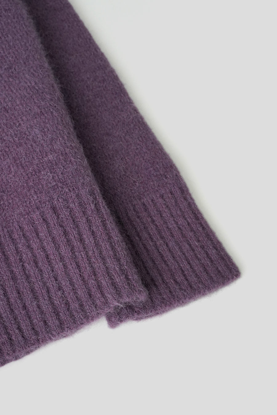 AMI PARIS - PULL COL HAUT AMI DE COEUR LILAS - LE LABO STORE