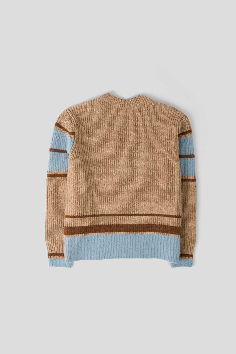 AMI PARIS - CAMEL V NECK COLLEGE AMI DE COEUR PULL - LE LABO STORE