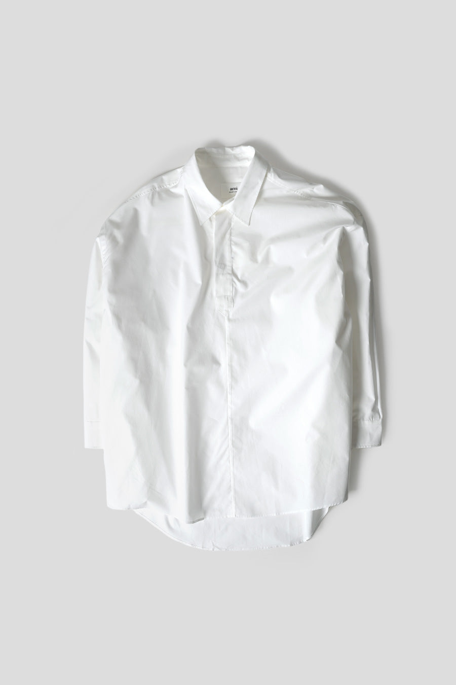AMI PARIS - SHORT SHIRT DRESS NATURAL WHITE - LE LABO STORE