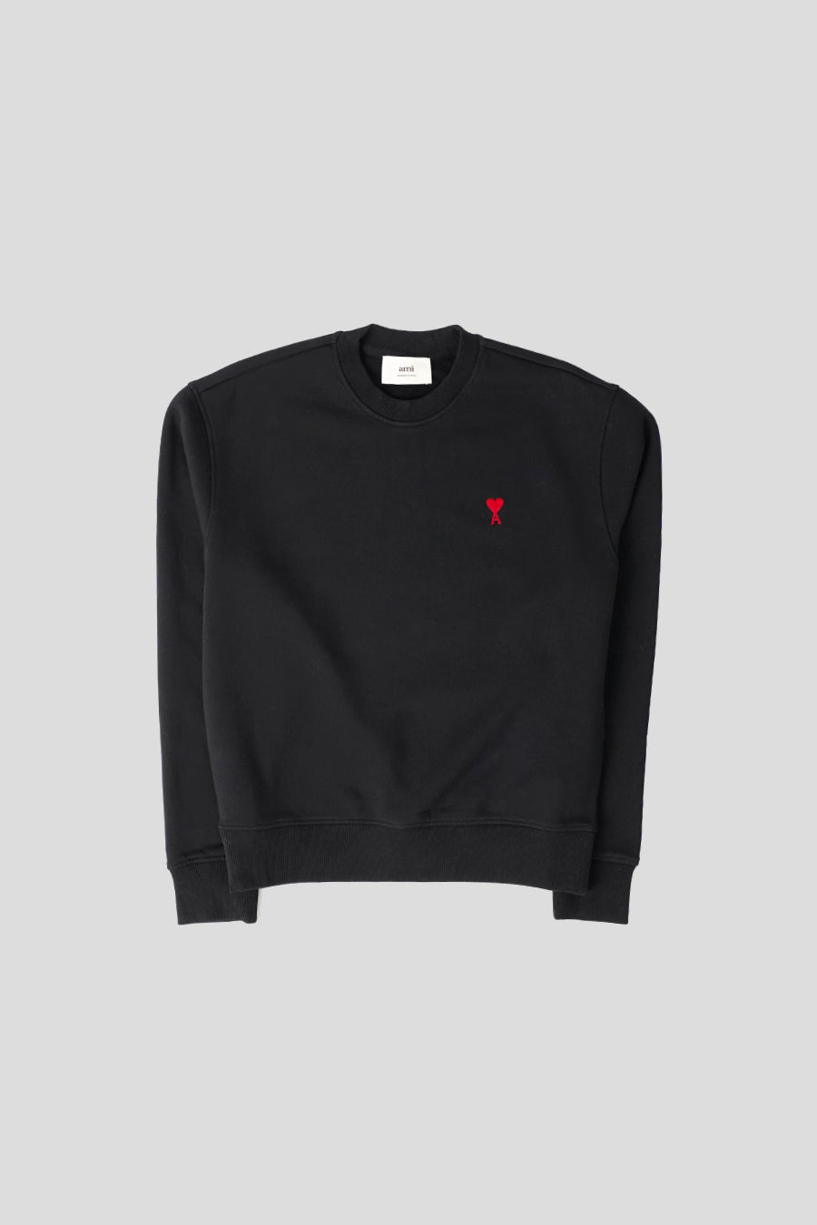 AMI PARIS - SWEATSHIRT AMI DE COEUR NOIR - LE LABO STORE