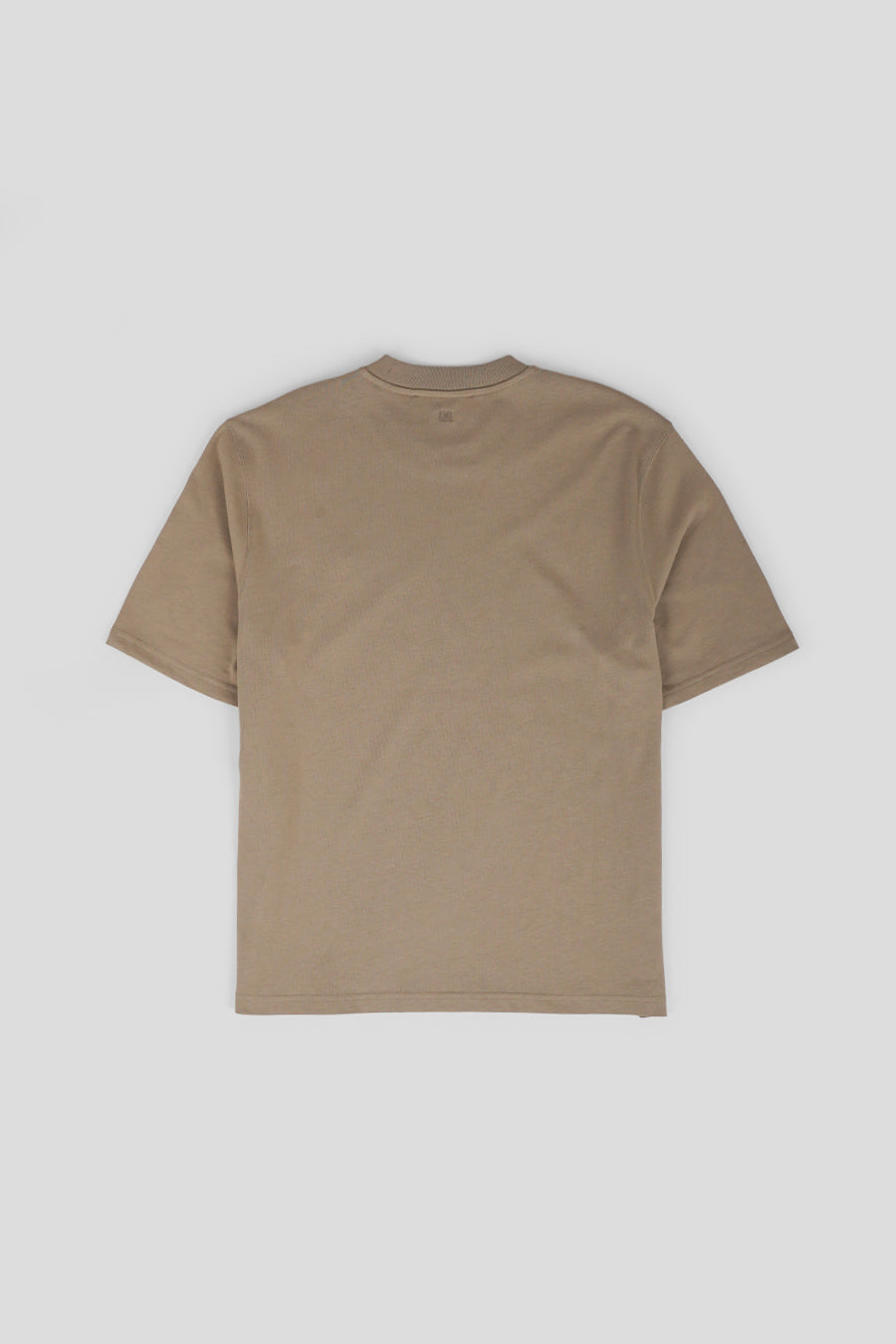 AMI PARIS - T-SHIRT SMALL ADC EMBOSSED BEIGE TAUPE - LE LABO STORE