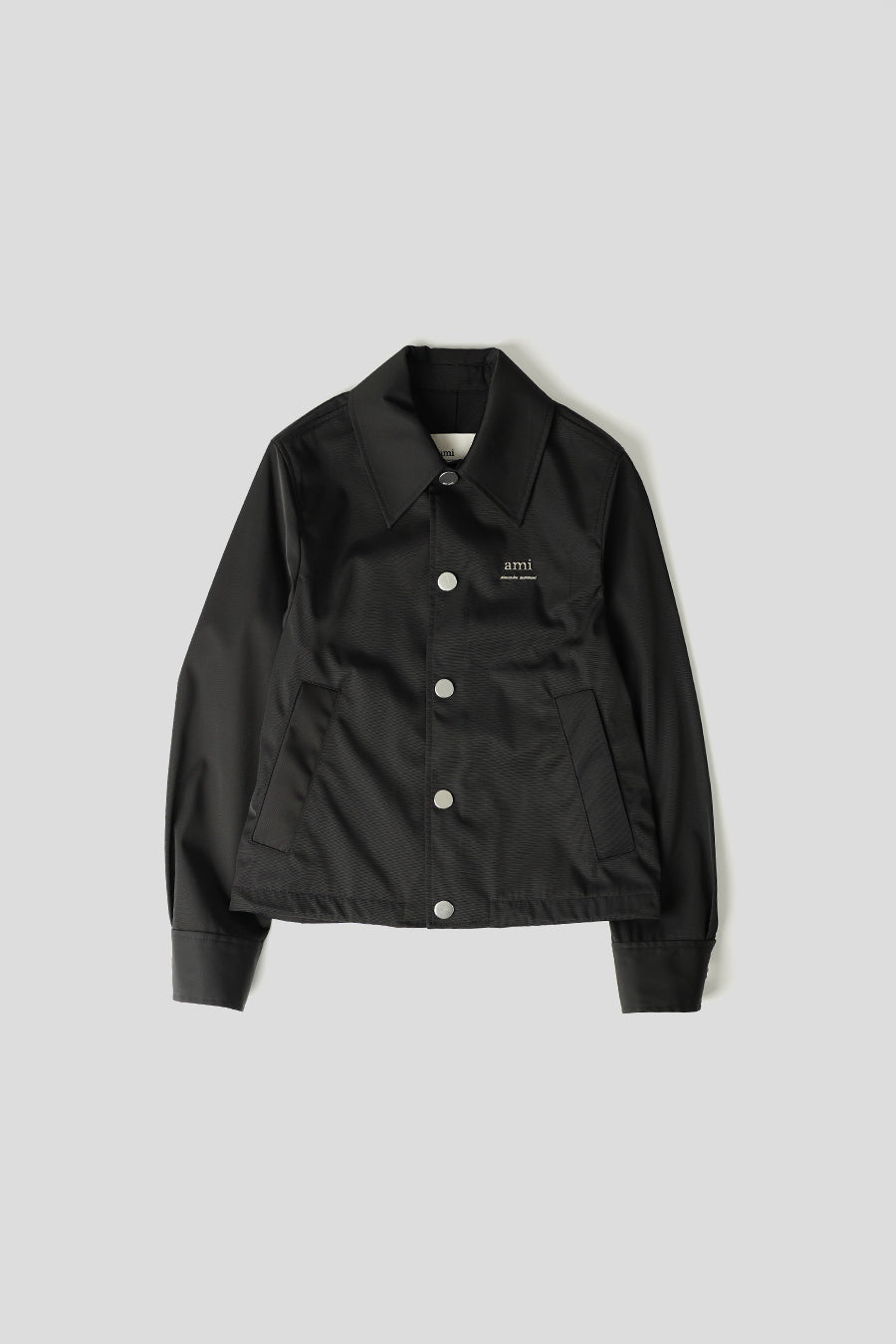 AMI PARIS - BLACK AMI BUTTONED JACKET - LE LABO STORE